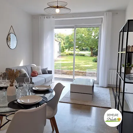 Chic Calme Rdc-jardin-terrasse-centre Mayenne